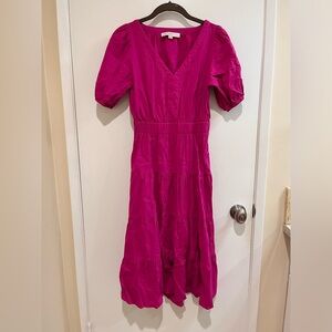 Loft dress with back cutout